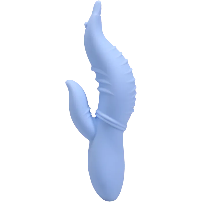 The Classics Into The C Seahorse Siren vibrator blauw siliconen