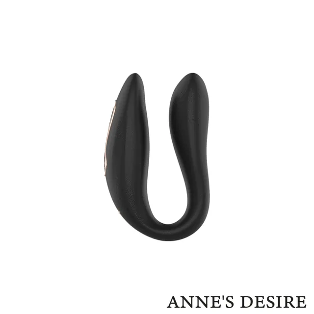Anne's Desire WatchMe Dual Pleasure vibrator zwart dubbel