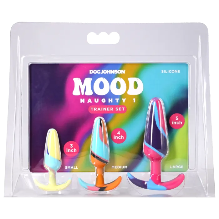 The Classics Mood Naughty 1 buttplug trainer set 3 stuks silicone
