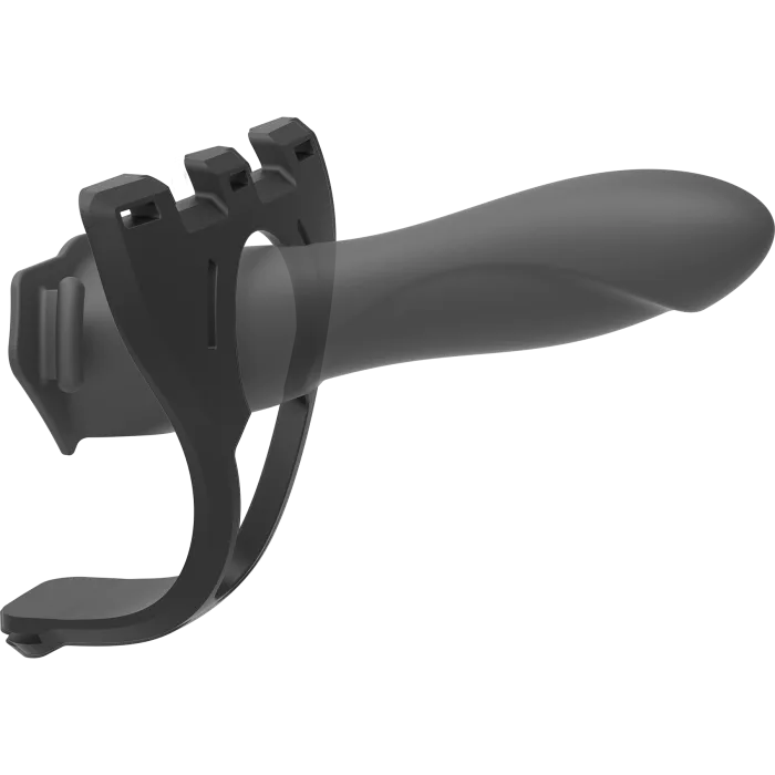 Body Extensions BE Strong voorbindset 19 cm silicone zwart