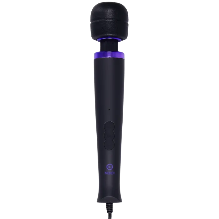Merci Power Wand siliconen wand massager violet krachtig
