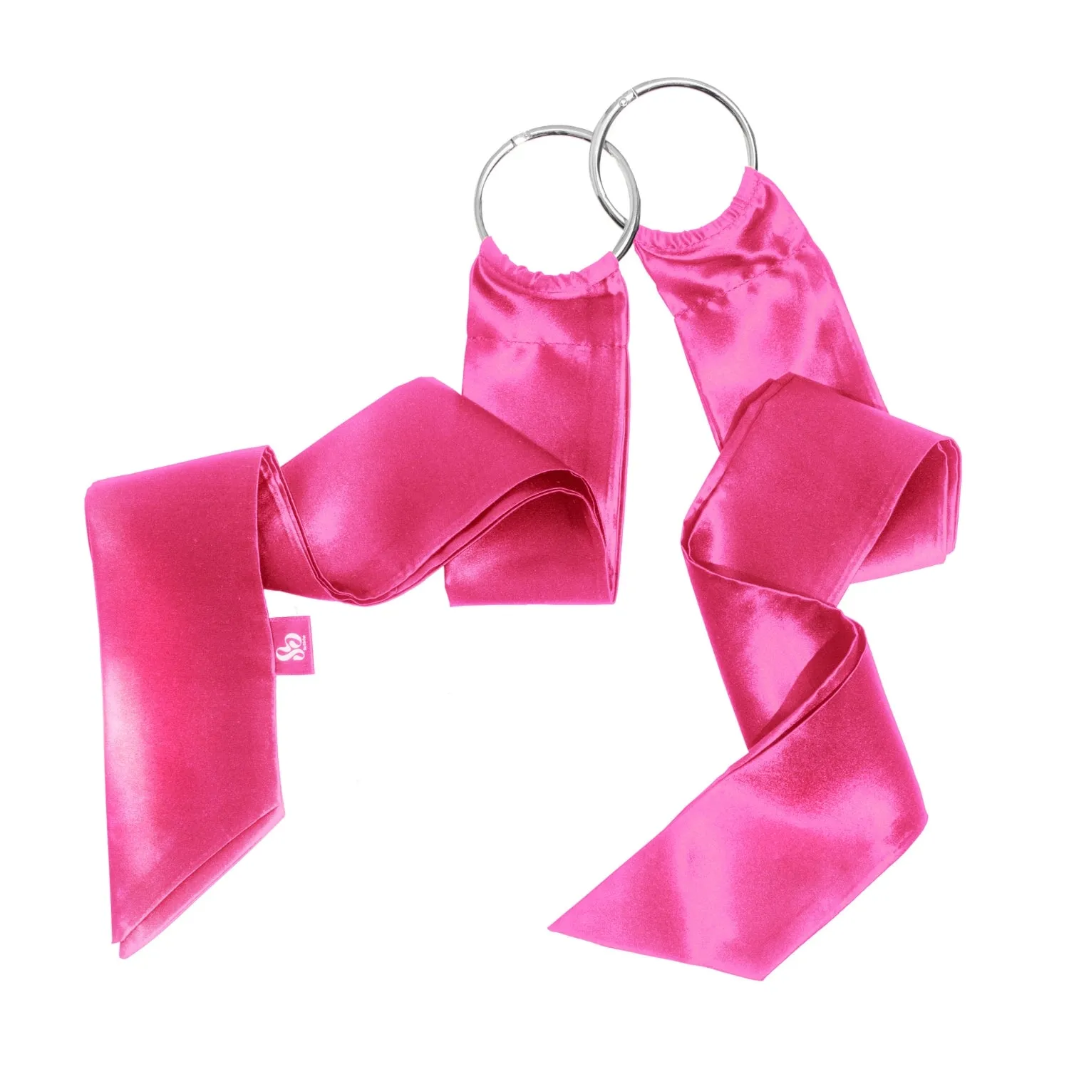 So Divine Silk Clip-on handboeien roze zijde