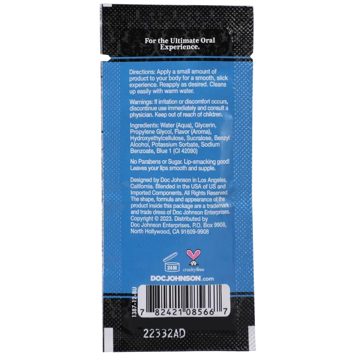 GoodHead Slick Head glijmiddel 6-pack 6 smaken proefset