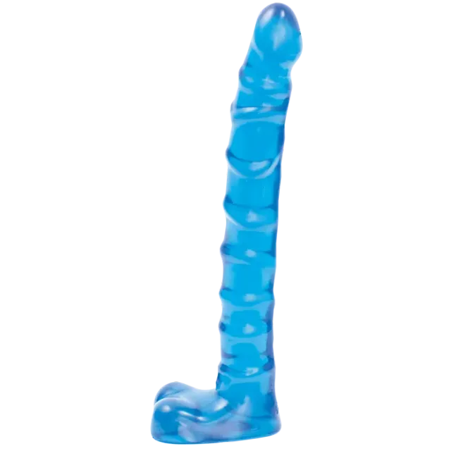 The Classics Raging Hard-Ons Slimline 9 Inch Ballsy dildo blauw