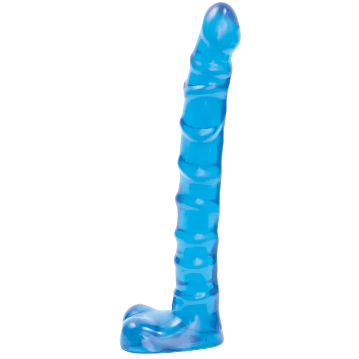 The Classics Raging Hard-Ons Slimline 9 Inch Ballsy dildo blauw