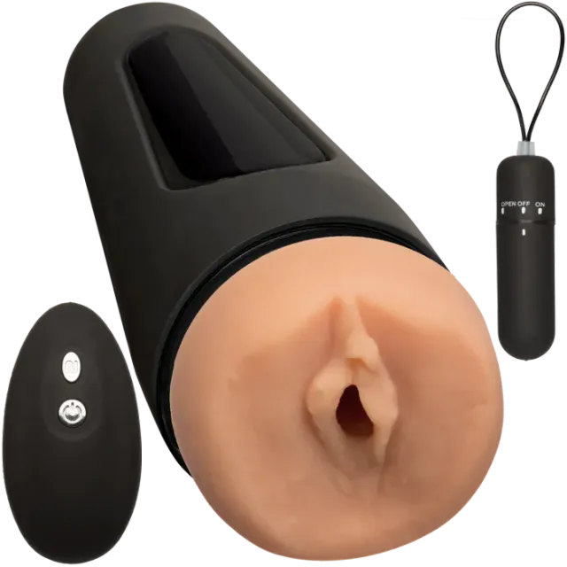 The Classics Main Squeeze Vibro ULTRASKYN masturbator vibrerend