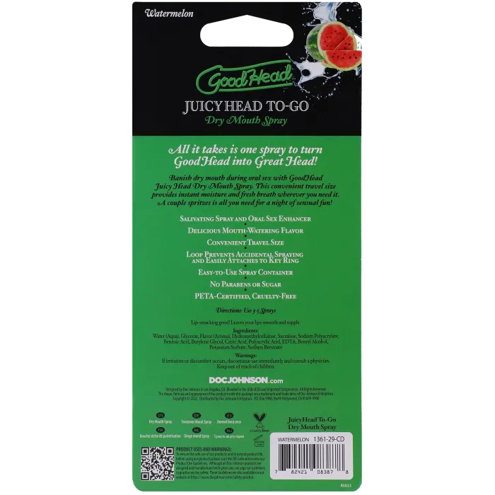 GoodHead Juicy Head mondspray watermeloen 9 ml