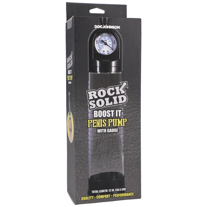 The Classics Rock Solid Boost It penispomp zwart meter
