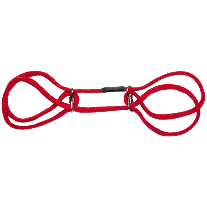 The Classics Japanese Style Bondage enkel- en polsboeien rood katoen