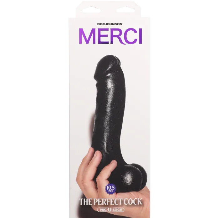 The Classics Merci Perfect Cock 10.5 dildo ULTRASKYN zwart