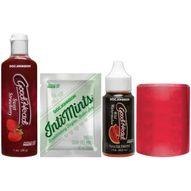 GoodHead Fundamentals Kit orale seks set aardbei watermeloen