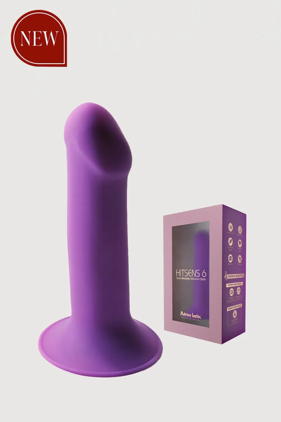 Adrien Lastic Hitsens 6 dildo 13,5 cm thermoreactief
