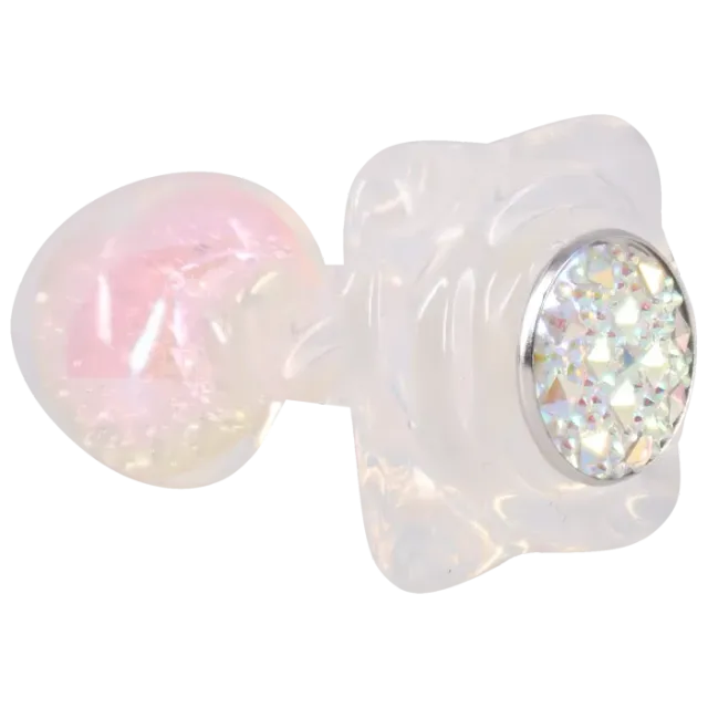 The Classics Booty Bling buttplug Small translucent