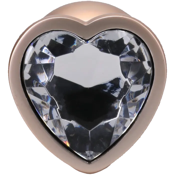 The Classics Booty Bling Large buttplug metaal roze