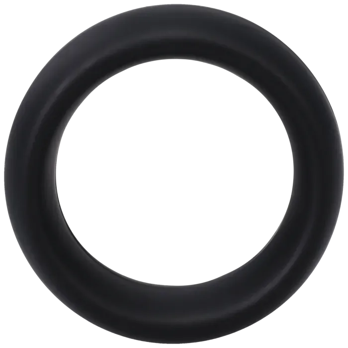 The Classics Rock Solid Silicone Collar cockring small zwart