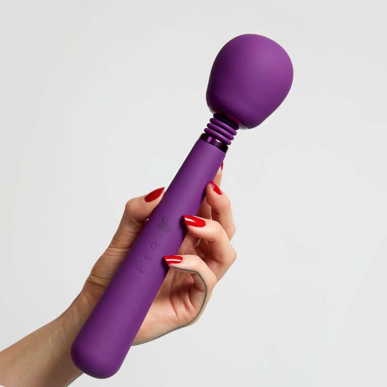 So Divine Wonder Wand Vibrator Paars Oplaadbaar Siliconen