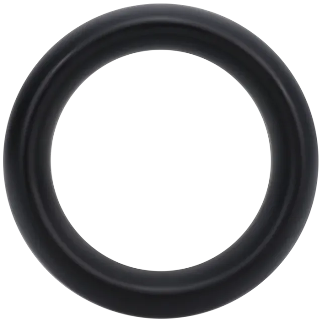 Rock Solid Silicone Collar cockring siliconen medium zwart
