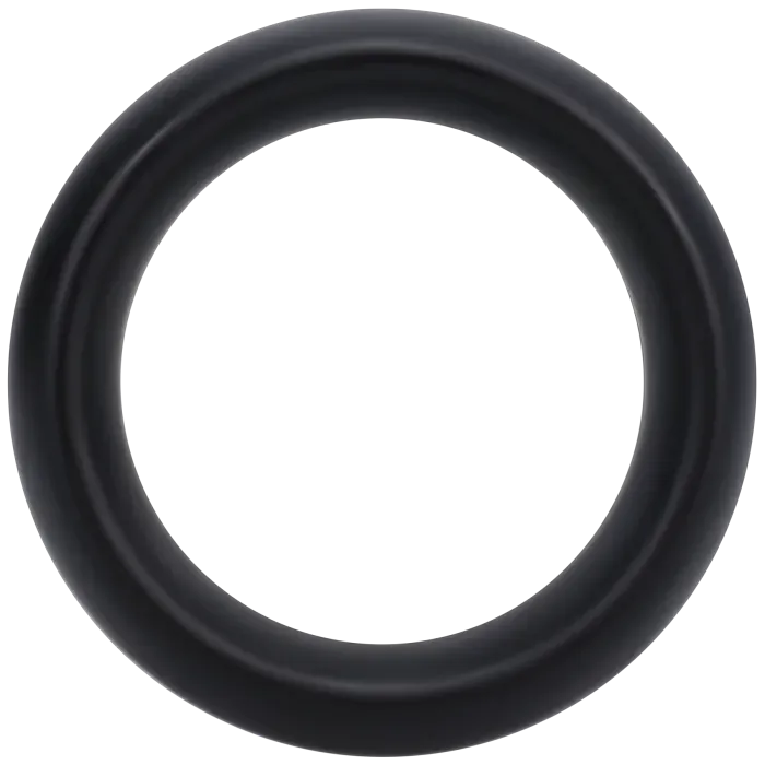 Rock Solid Silicone Collar cockring siliconen medium zwart