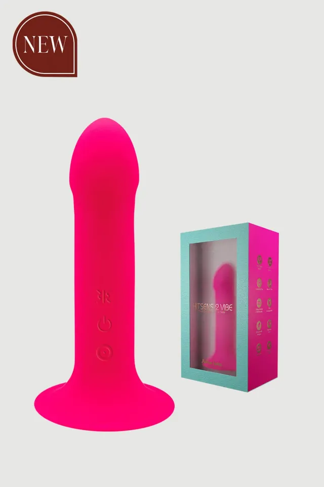 Adrien Lastic Hitsens 2 vibrerende dildo roze 18,2 cm
