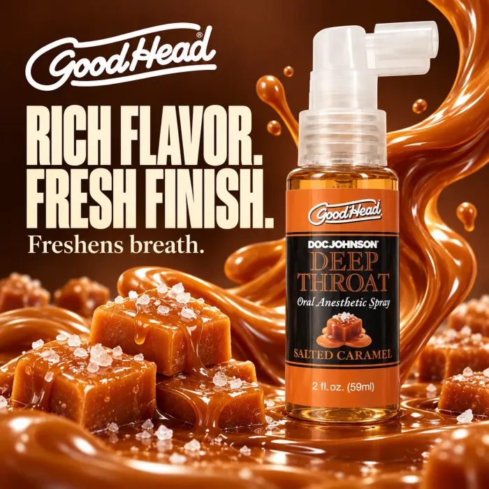 GoodHead Deep Throat spray salted caramel 59 ml