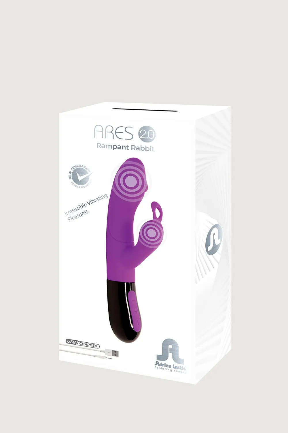 Adrien Lastic Ares 2.0 rabbit vibrator siliconen 10 standen