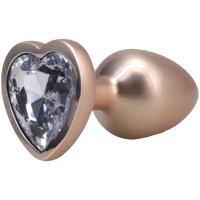 The Classics Booty Bling buttplug medium metaal roze
