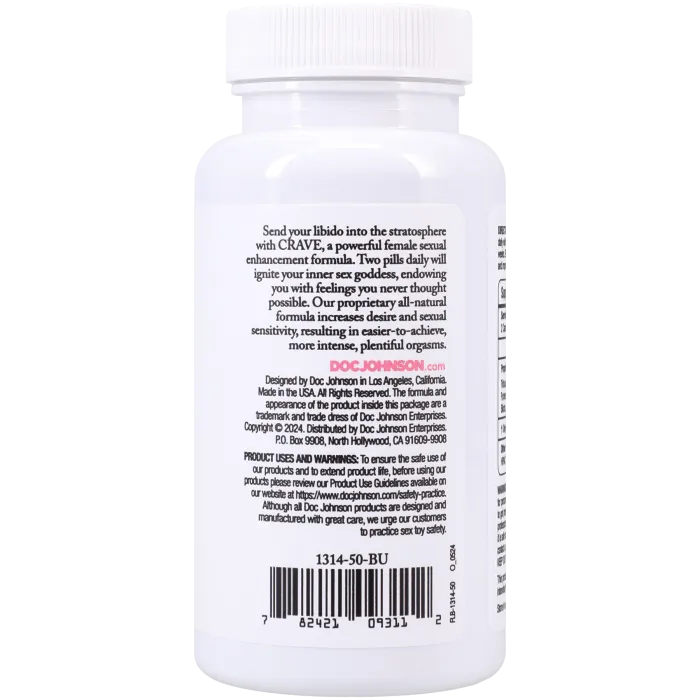 The Classics Intimate Enhancements Crave libidocapsules 60 vegan
