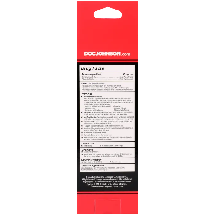 GoodHead Deep Throat Spray Cherry keelspray 59ml