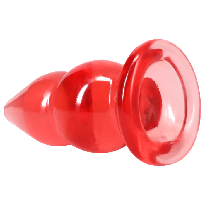 The Classics Crystal Jellies Double Pop Plug 6 Inch buttplug