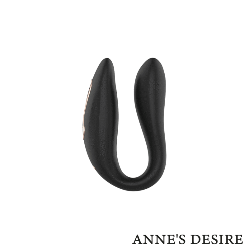 Anne's Desire WatchMe Dual Pleasure vibrator zwart/goud