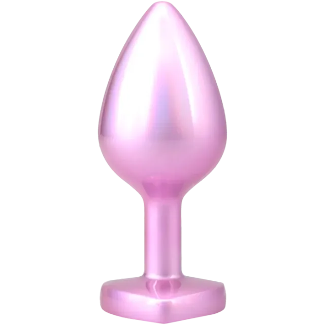 The Classics Booty Bling buttplug medium metaal roze