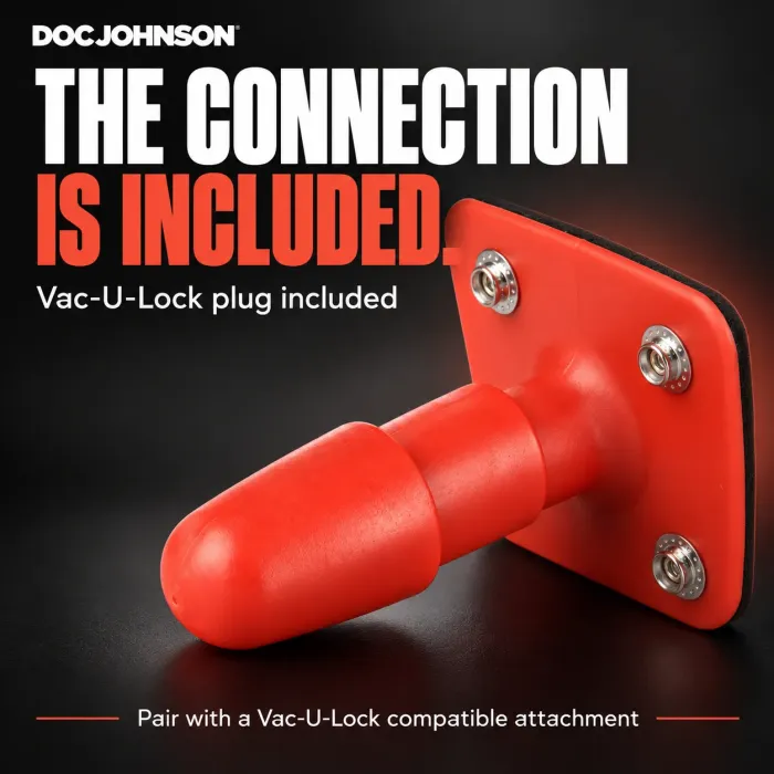 Doc Johnson Vac-U-Lock Ultra Harness strap-on zwart verstelbaar