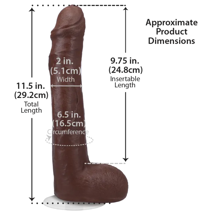 The Classics Signature Cocks Anton Harden dildo 12 inch zuignap