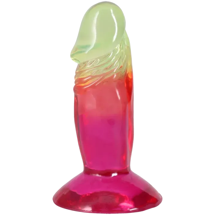 The Classics Crystal Jellies dildo 4,5 inch rainbow