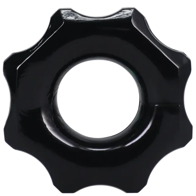 The Classics Rock Solid The Gear cockring zwart stretch TPE