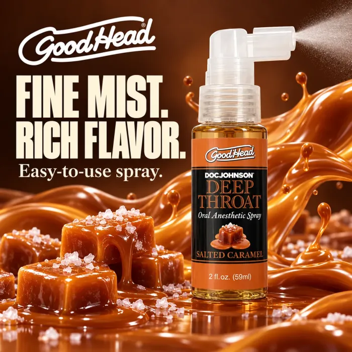 GoodHead Deep Throat spray salted caramel 59 ml
