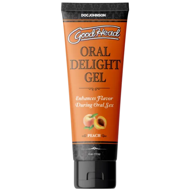 GoodHead Oral Delight glijgel perzik 113g suikervrij
