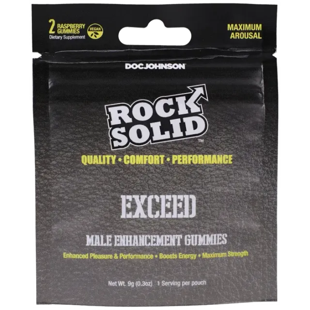 The Classics Rock Solid Exceed gummies framboos 2 stuks