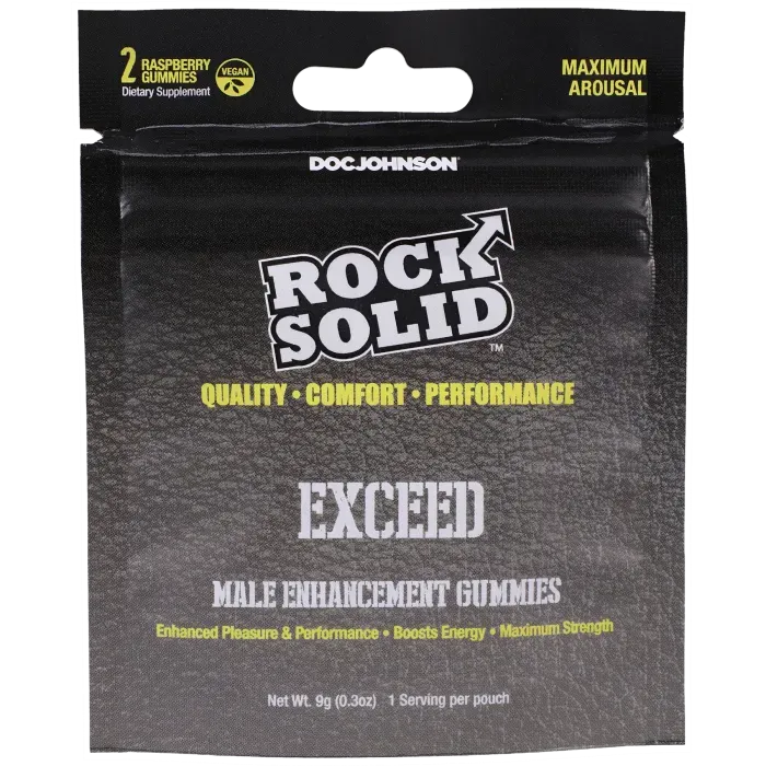 The Classics Rock Solid Exceed gummies framboos 2 stuks