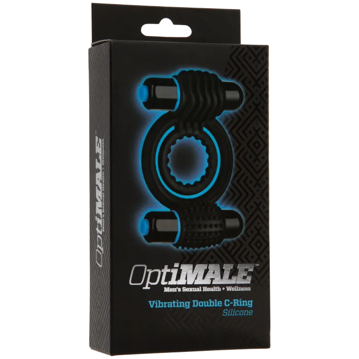 The Classics OptiMALE Double C-ring vibrerend zwart