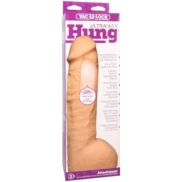 Doc Johnson Vac-U-Lock Hung dildo vanilla XL