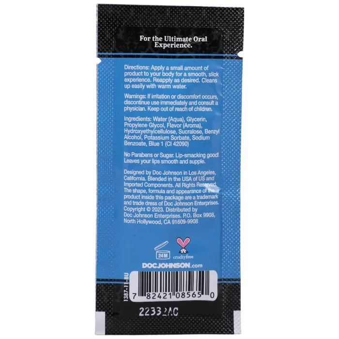 GoodHead Slick Head glijmiddel 6-pack 6 smaken proefset