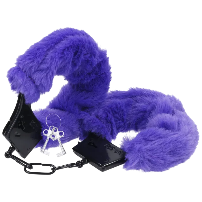 The Classics Merci Fluff Cuffs handboeien zwart bont