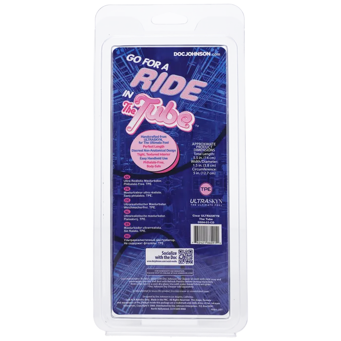 The Classics The Tube ULTRASKYN masturbator frost geribbeld