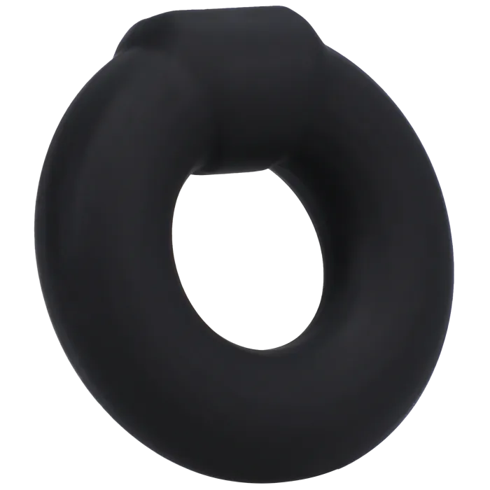 ROCK SOLID Mega Ring cockring zwart siliconen met nop