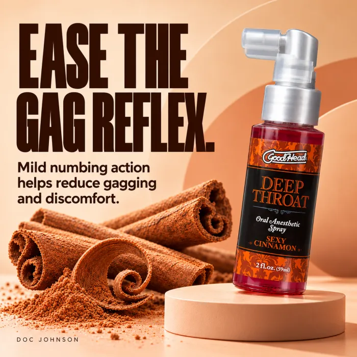 The Classics GoodHead Deep Throat spray kaneel 59 ml