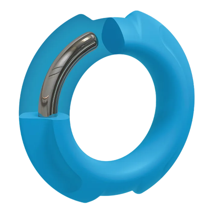 OptiMALE FlexiSteel 35mm cockring zwart siliconen
