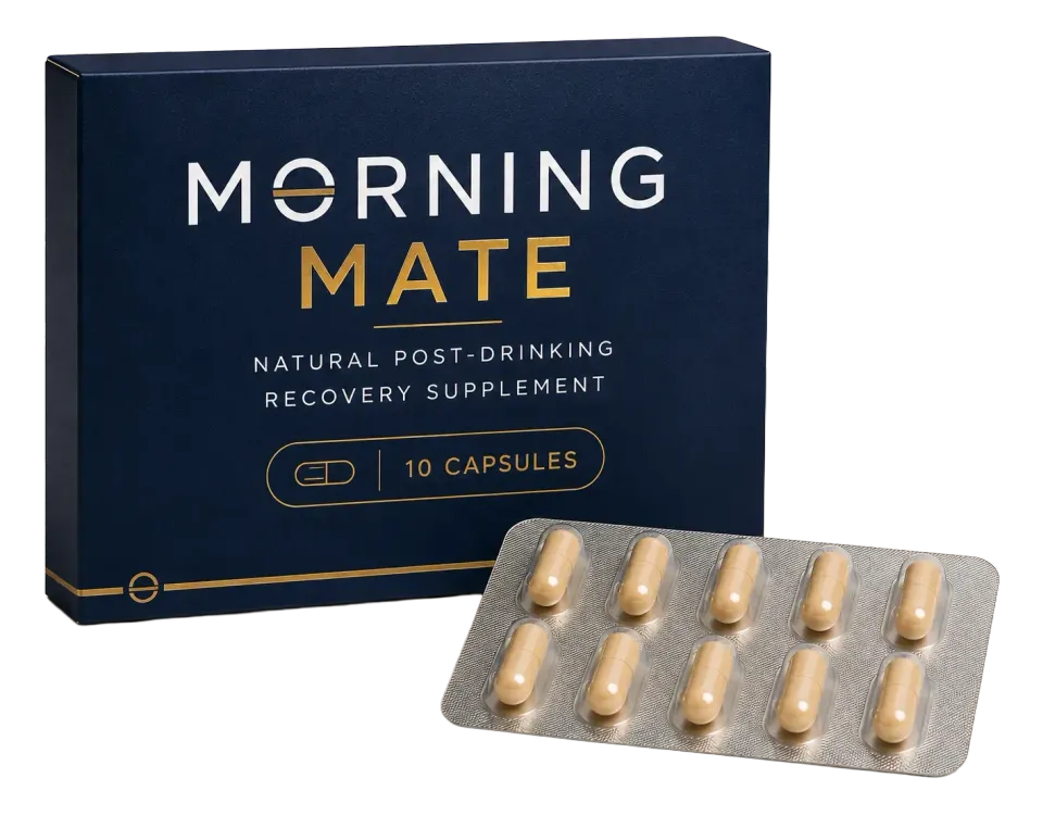 Mrs Stiff Morning Mate herstelsupplement 10 capsules cafeïnevrij