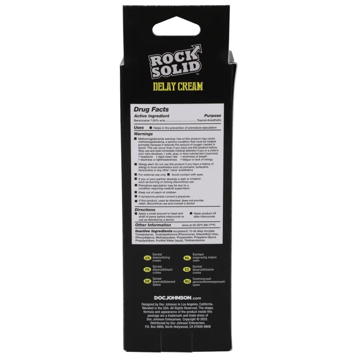 The Classics Rock Solid Delay Cream 56g vertragende creme