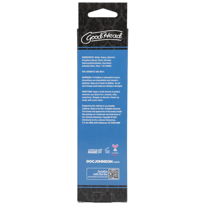 Doc Johnson GoodHead Slick Head Glide glijmiddel cotton candy 113g